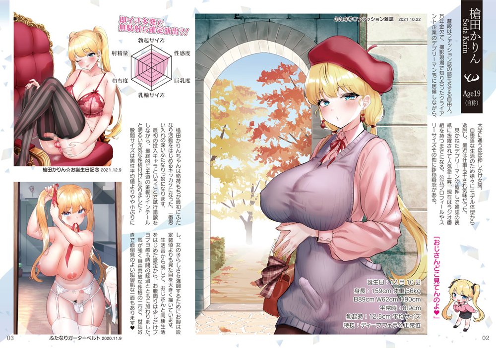 ふたなりのいる日常3【稲荷もち】 エロ同人誌画像 045