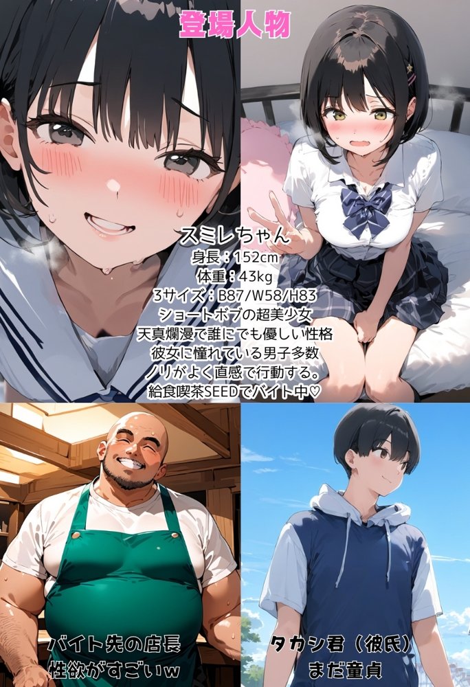 僕の彼女が種付けおじさんにNTRされてしまった件2巻【種付け出版】 エロ同人誌画像 003