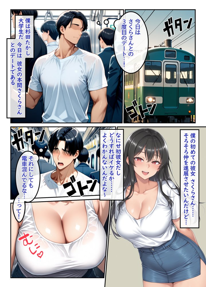 彼女の母親を痴●してしまった俺、許されないはずの快楽に堕ちていく話【ハレノヒ】 エロ同人誌画像 001