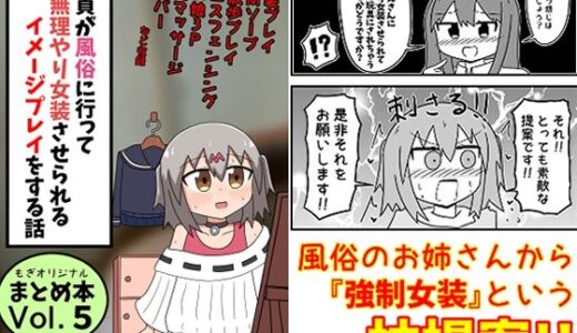 童貞が風俗に行って無理やり女装させられるイメージプレイをする話 まとめ本Vol.5【もぎた屋】