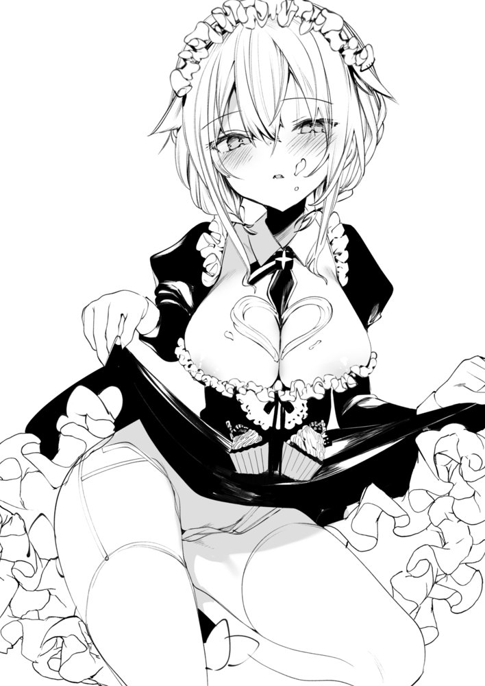 ダウナーなデカ乳メイドさんはお仕置きご奉仕をおねだりする。〜本性は下品でドスケベすぎる積極的な召使い〜【りふれぼコミック】 エロ同人誌画像 003