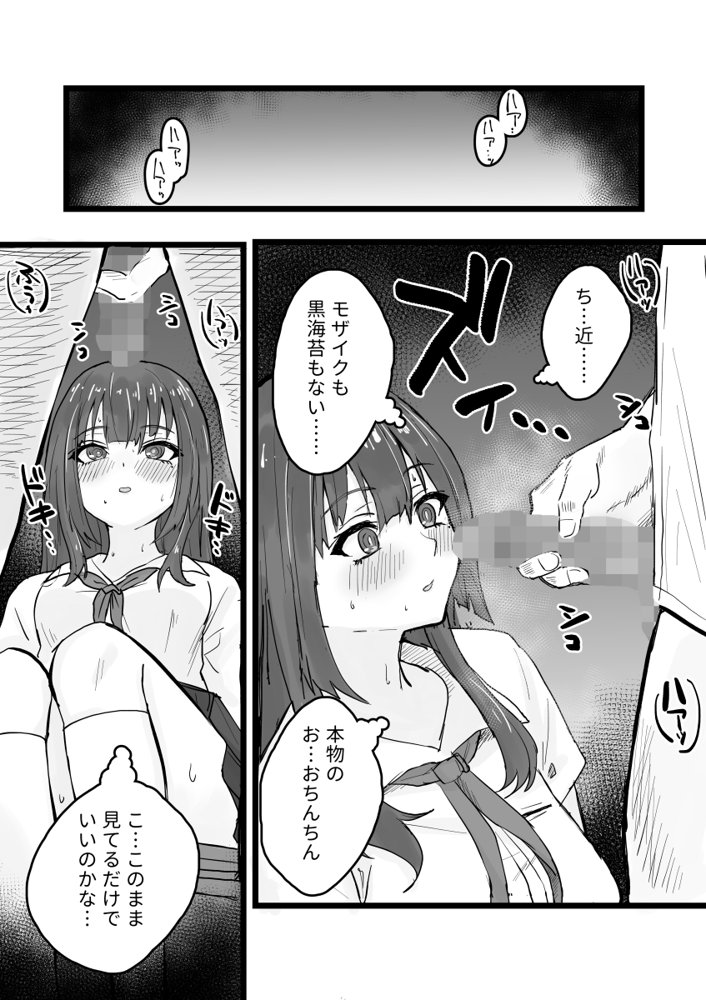 えっちなコトに興味津々なので受け入れちゃう図書委員ちゃん【くろろほるむ】 エロ同人誌画像 003