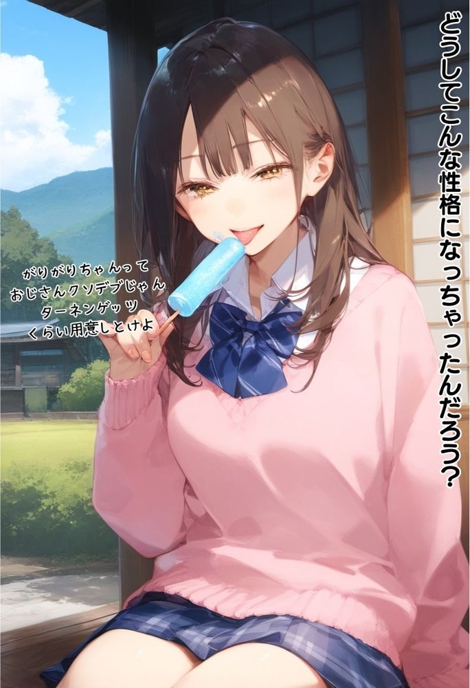 お隣のツンデレギャルがおじさんからちんぽ借りる話【種付け出版】 エロ同人誌画像 012