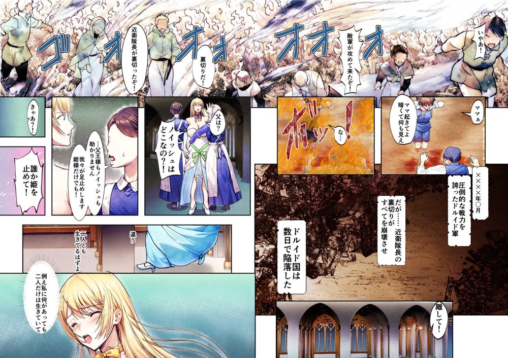 敗戦国ノ王女〜肉穴奴●の刻印〜【Killout】 エロ同人誌画像 019